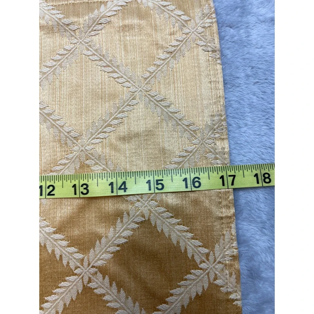 5 Elegant Gold Diamond Placemats Size 17x12 Embroidered Hollywood Regency Party